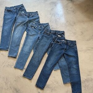 5 GAP jeans size 30